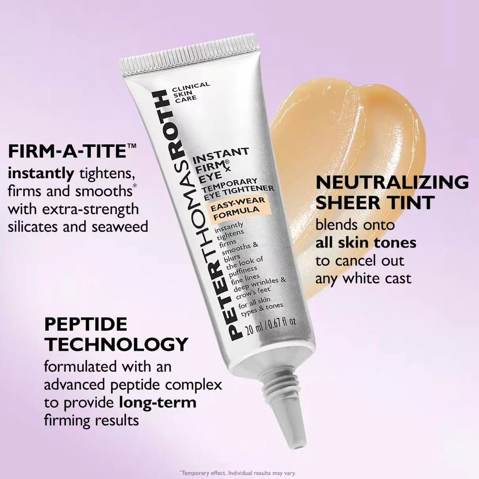 Tensor de ojos temporal Peter Thomas Roth Instant FirmX fácil de usar Foto 2 de 4