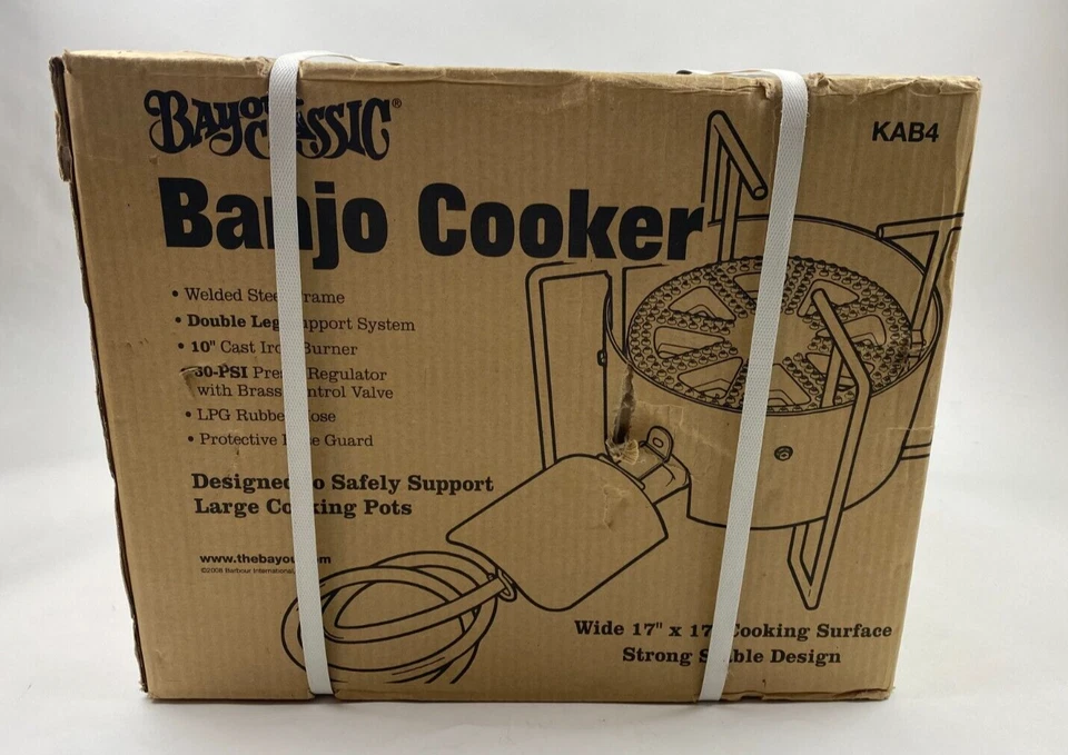 Cocina Banjo Clásica Bayou Quemador Patio Exterior Modelo # KAB4 Foto 3 de 3