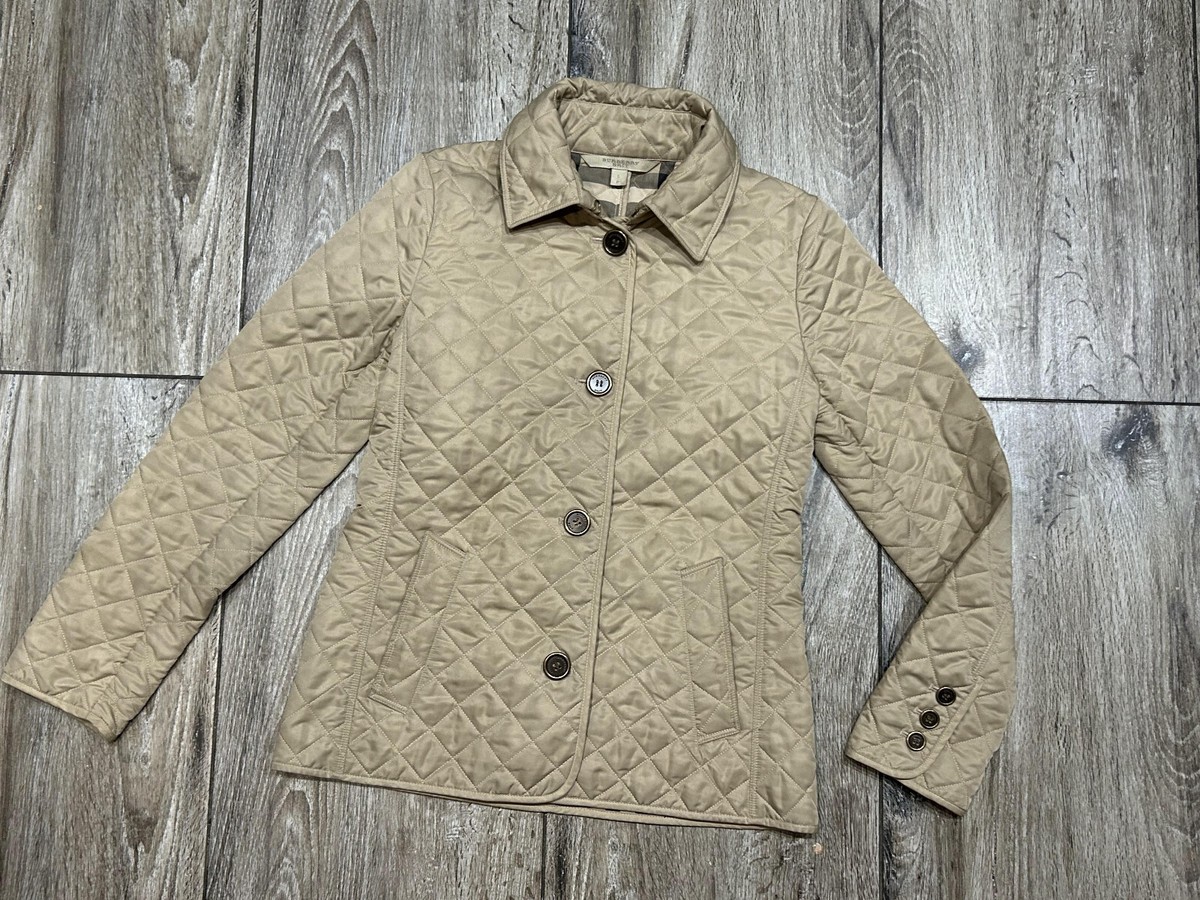 Burberry Brit ベージュジャケット Burberry Brit Women's Quilted Jacket Beige Size S | eBay
