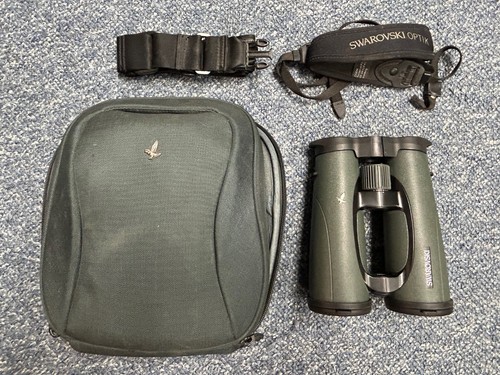 Swarovski EL SV 12x50 Binoculars with Field Bag Pro Case - Excellent Condition