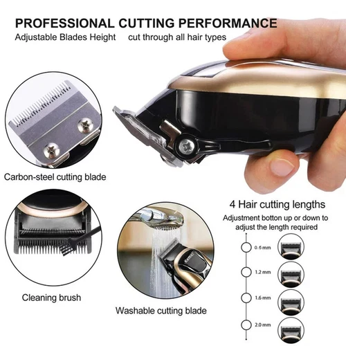 Kemei-1900/1995 Hair Trimmer & Clipper Cordless Electric Cutting Machine US SHIP - Picture 10 of 31