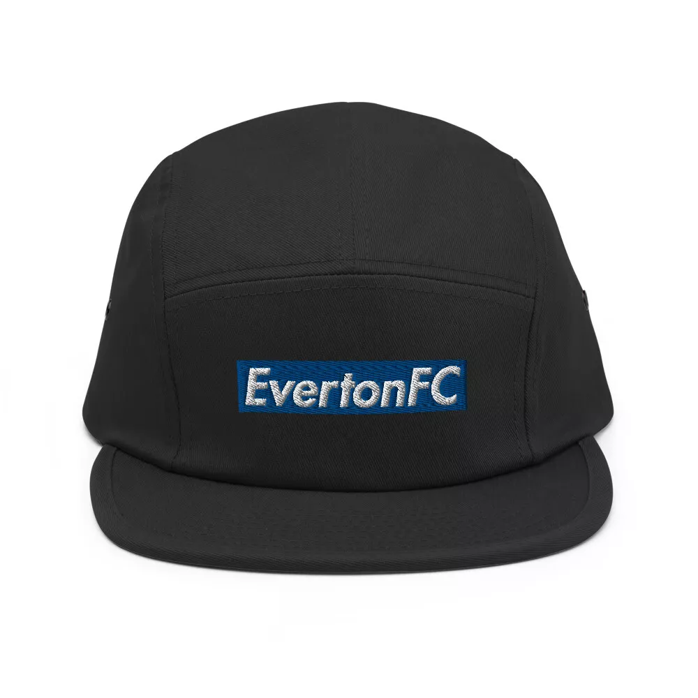 Everton FC Embroidered Supreme Design Five Panel Cap   Soccer Football Hat