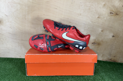 Nike Total 90 Shoot III FG 385402-611 Red boots Cleats mens