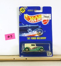 Hot Wheels 32 Ford Delivery White With Turquoise Fenders Bp 135  B5