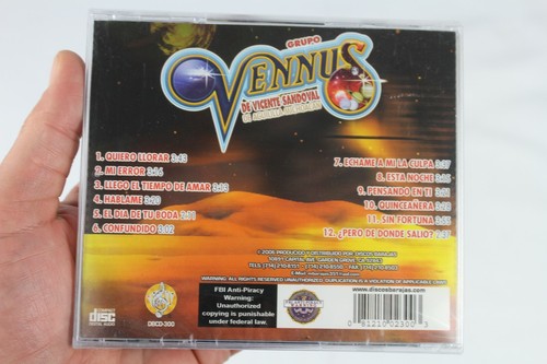 GRUPO VENNUS DE AGUILILLA MICHOACAN DE VICENTE SANDOVAL CD [NEW] CRACKED CASE - Picture 2 of 2