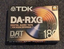 Nastro DAT TDK  DA-RXG 180 minuti - DAT Audio Tape BRAND NEW FACTORY SEALED