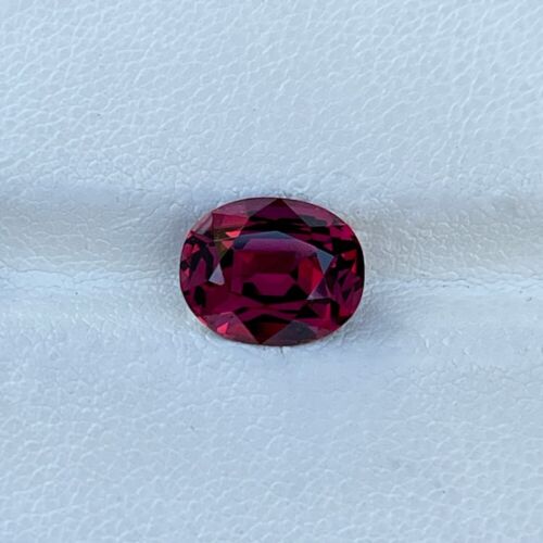 Granato rosa naturale non riscaldato 4,16 ct taglio ovale Sri Lanka pietra preziosa sciolta - Foto 4 di 8