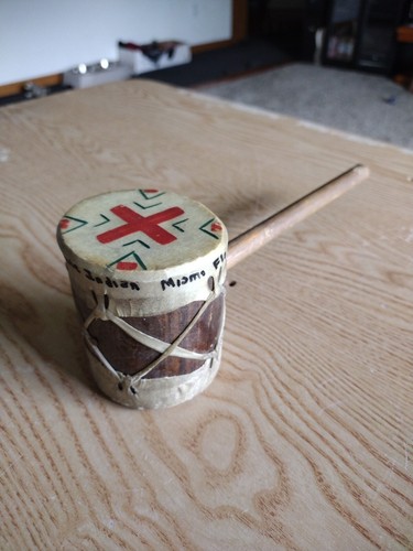 Alte 9x3 INDIANER Indianer RAWHIDE HANDTROMMEL WUNDERSCHÖN ❤️🤩❤️❤️❤️❤️ - Bild 2 von 15