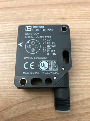 OMRON E3S-DBP22 Photoelektrischer Sensor Neu Reflexionslichtschranke für transpa
