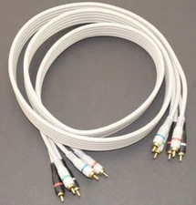 Premium COMPONENT Cable, Gold Plated - 6 Ft  - Audio Vidio AV - HIGH QUALITY