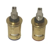 Chigago Faucets Short-Stem Pair 1-100XKBL12JKABNF & 1-099XBL12JKABNF Cold/Hot