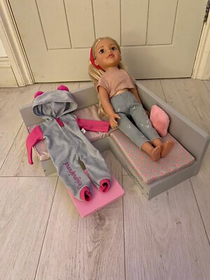 Designer Freund Puppe: Puppe & Sofa & Tisch, Outfit, Konvolut, Restposten