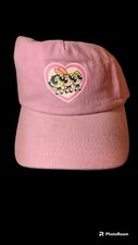 POWERPUFF GIRLS PINK HAT CAP STRAPBACK 2001 CARTOON NETWORK