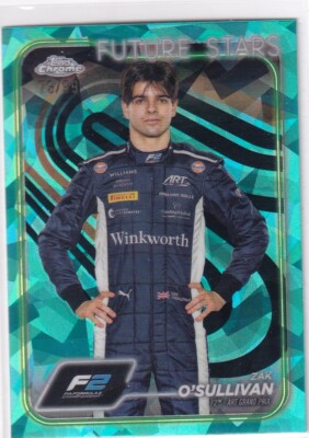 Topps 2024 Chrome Formula 1 Nr. 29 Zak O'Sullivan Aqua Ice 76/99