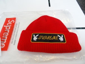 supreme x playboy beanie