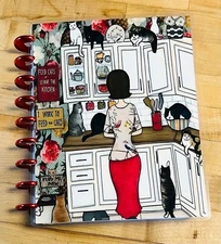 Cat Lady Front and Back Cover Set for use with Classic Happy Planner~