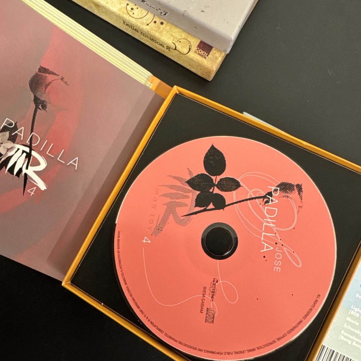 JOSE PADILLA　CD　4点 Jose Padilla 4 CD Lot NM/M Bella Musica 2 & 3 Manray 4 Cafe