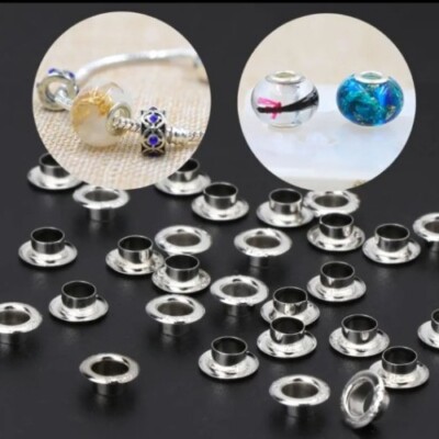 10 Stück Silber 925 Rundösen   Charm  Beads DIY Beads  