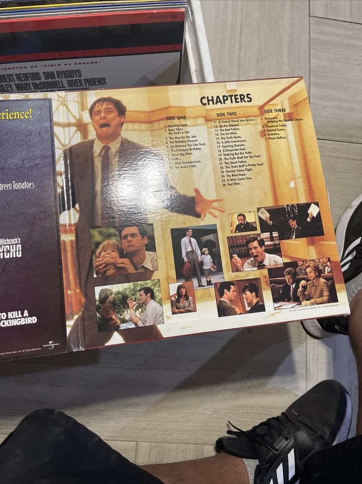 Liar Liar (1997) 2 Laserdisc LD Movie Signature Collection Jim Carrey Universal  Foto 3 de 4