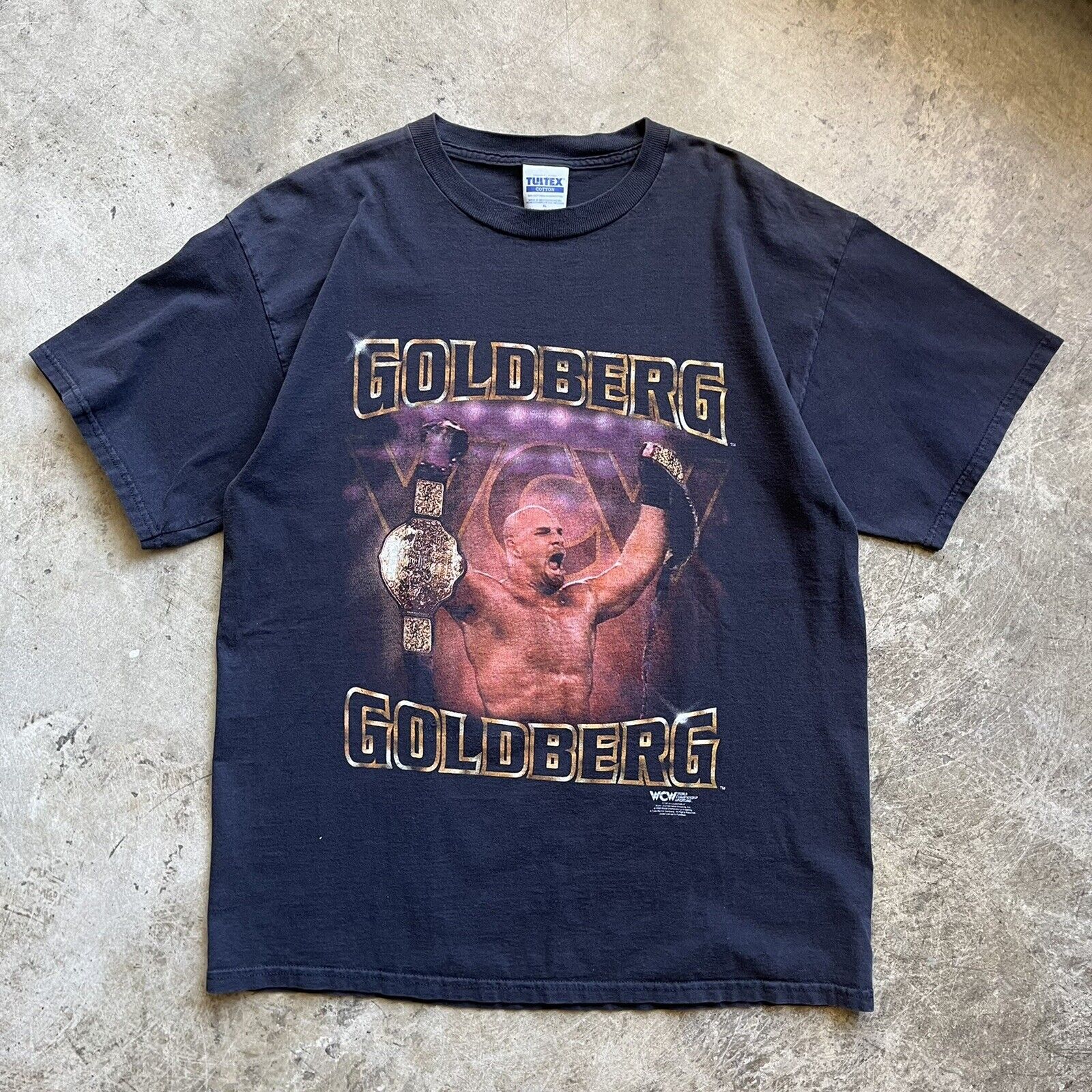 Vintage 1998 Goldberg Shirt WCW Wrestling 90s - image 1