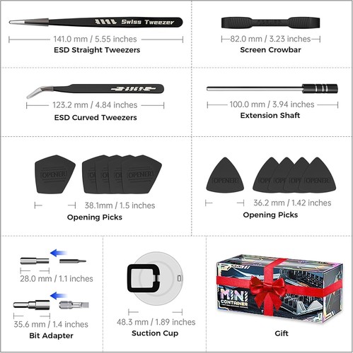 180 in 1 Precision Screwdriver Set, Computer Screwdriver Kit, - Picture 4 of 6