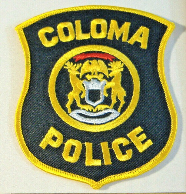 COLOMA POLICE MICHIGAN FABRIC PATCH eBay