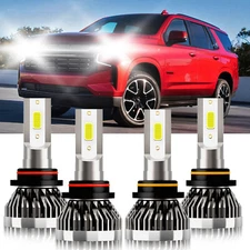 For Chevrolet Tahoe 1995-2006 LED Headlight Bulb High/Low Beam Kit 9005 9006