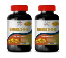 omega fatty acids - OMEGA 3-6-9 3600MG - improve bone and joint health 2 Bottles