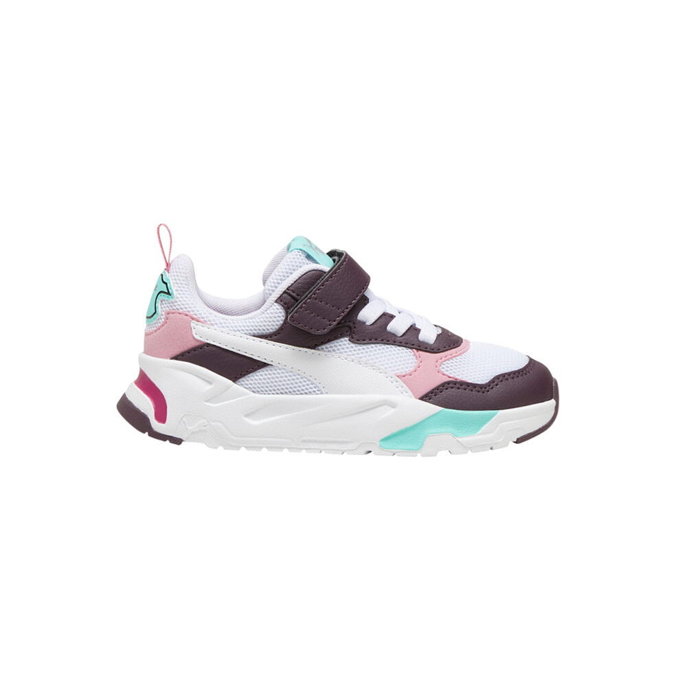 Повседневные кроссовки Puma Trinity Ac Slip On для маленьких девочек фиолетового цвета 39083916