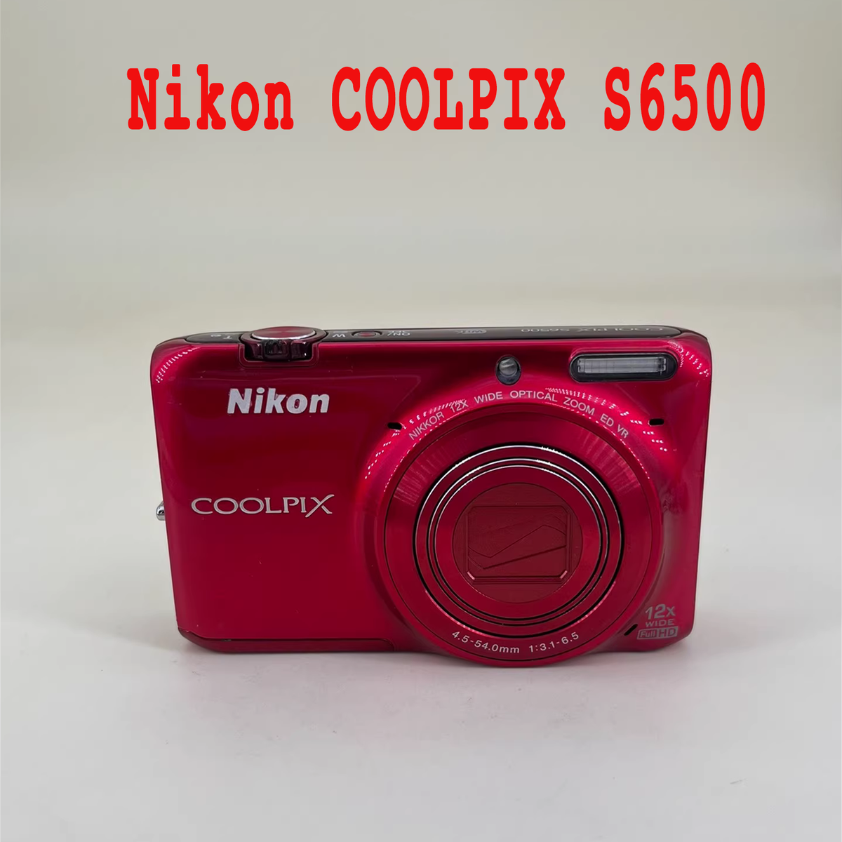 Nikon COOLPIX S6500 12x Zoom Digital Camera orange English