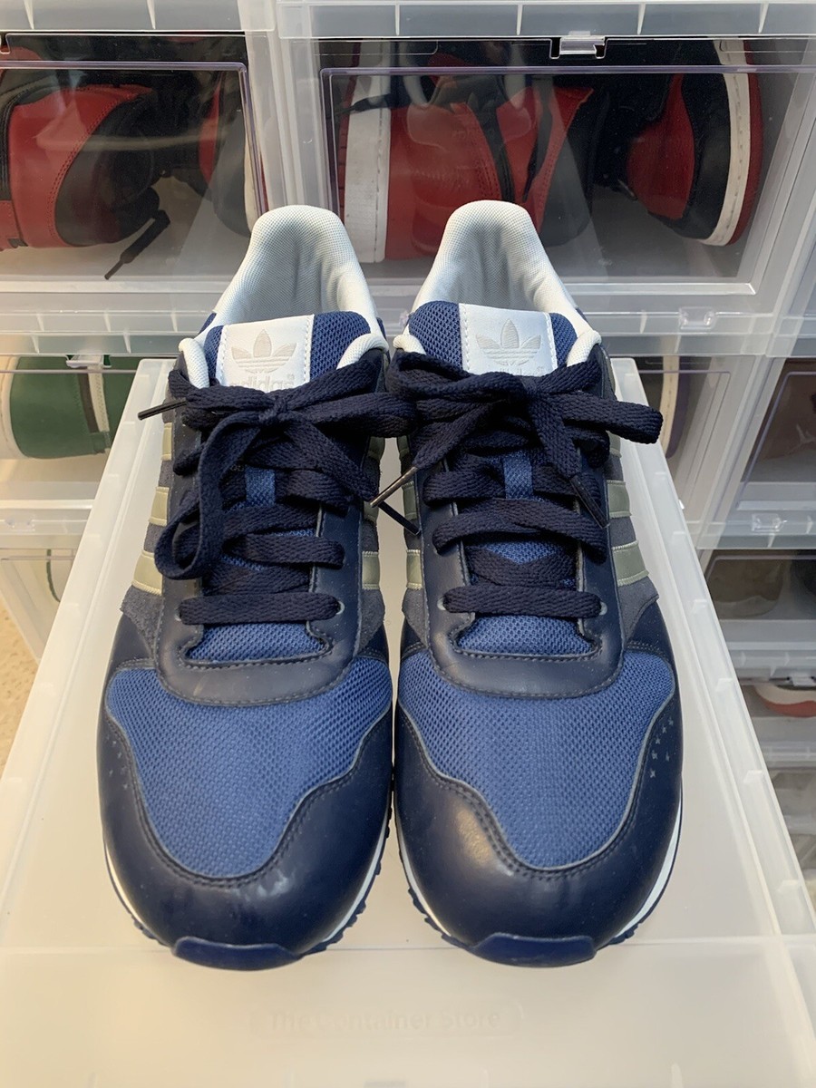 Adidas ZX blue silver mens size 11 2007 Great Condition | eBay