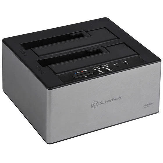 Silverstone SST-TS12C 3.5/2.5inch SATA SSD/HDD USB3.1 Dual Docking Station - Image 2 of 4