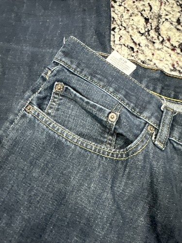 Levi's 559 jeans men's 40 x 32 relaxed fit straight blue denim pants Wide Leg - Picture 7 of 10