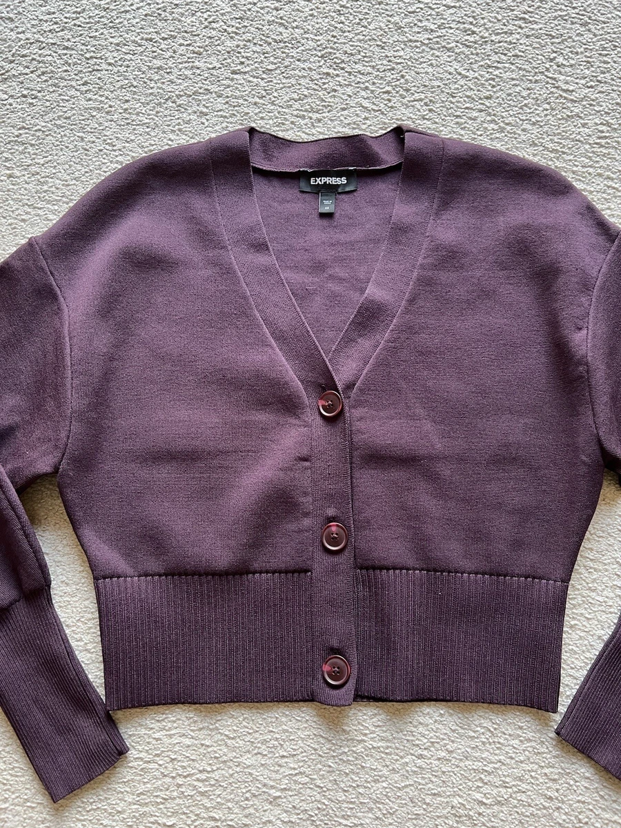 Dusty purple cardigan 2025