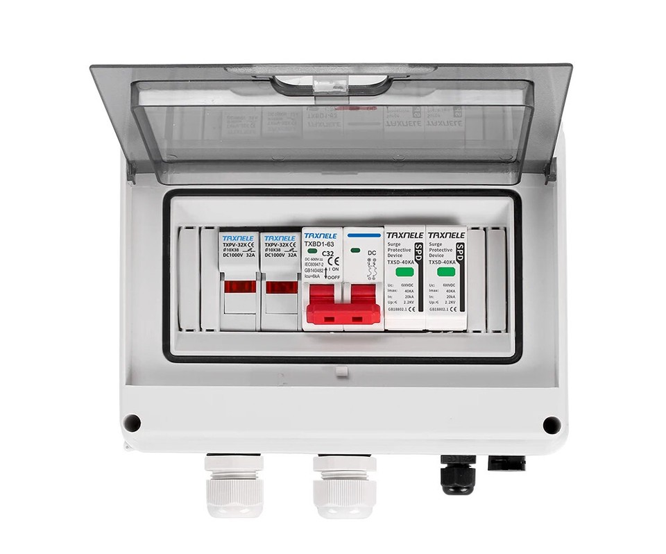 Solar Photovoltaic PV Combiner Box Waterproof Surge Lightning