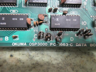 OKUMA CIRCUIT BOARD OSP3000 PC-1663-C DATA E4809-032-398-C LOT OF