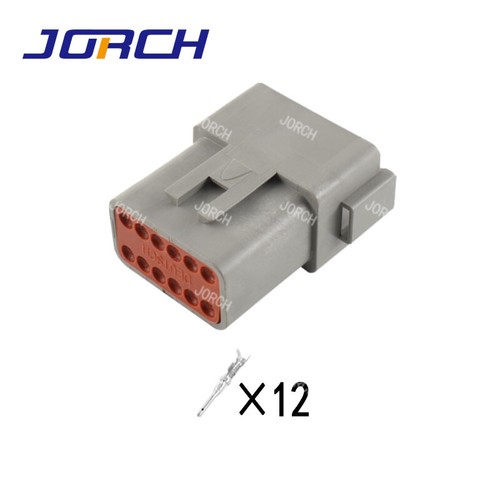 Connettore auto auto sigillato 12 pin donna impermeabile maschio DT04-12P DT06-12S - Foto 5 di 13