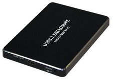 USB 3.1 Type-C to Dual mSATA SSD RAID Enclosure Up to 10 Gbps Data Transfer, ...