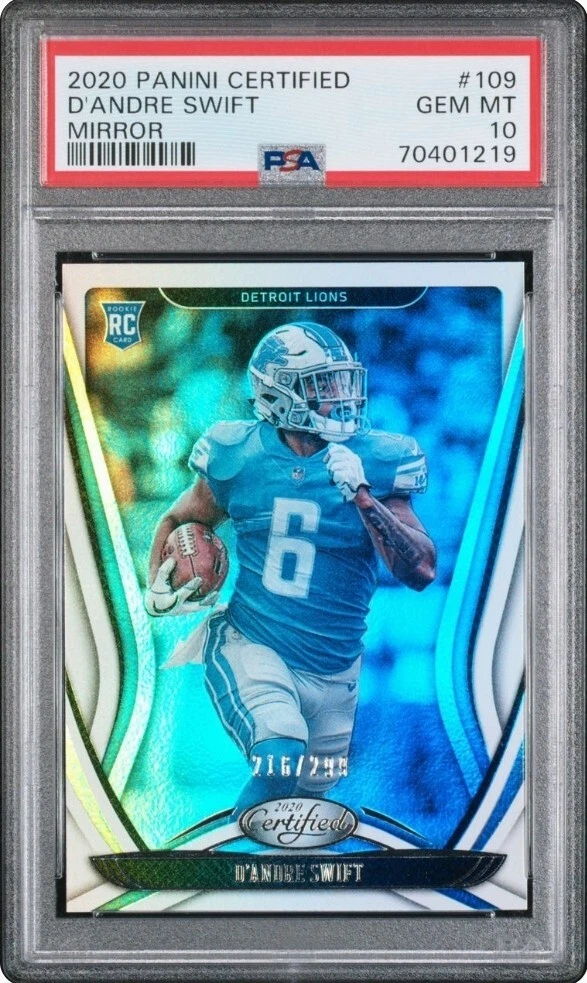 D'Andre Swift Panini Certified #109 Mirror