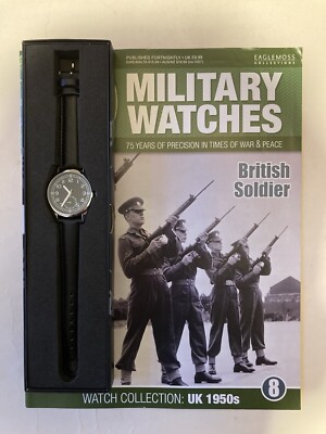 Eaglemoss Collections Military Watch: 1950's British Army Quartz Watch  Unworn UK