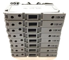 Klemsan ASK2 Fused Terminal w/LED Blown Fuse Indicator ASK-2LD-AC [Lot of 8] NOS