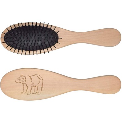 ''Bear Line Art'' Holzhaarbürste (HA00048830)