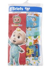 6-Pack CoComelon Toddler Girls Size 2T 3T -Cotton Briefs Underwear FREE SHIPPING
