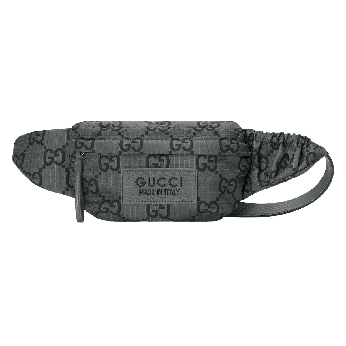 Sac ceinture GUCCI gris foncé et noir GG ripstop neuf/authentique
