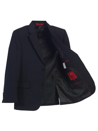 Kid's Boy's Formal 3 Pcs Suit Pants Blazer Set Two Button 2 Flap Pockets #BSV-81 - Picture 10 of 23