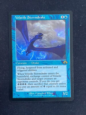 Volatile Stormdrake (RETRO) - Modern Horizons 3 (Magic/MTG)