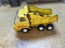 VTG 1978 TONKA YELLOW DUMP TRUCK 5โ PRESSED STEEL TOY USA MADE