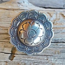 SLIDE Scarf Wild Rag Scarves Western Cowboy Cowgirl Buckaroo Concho scalloped