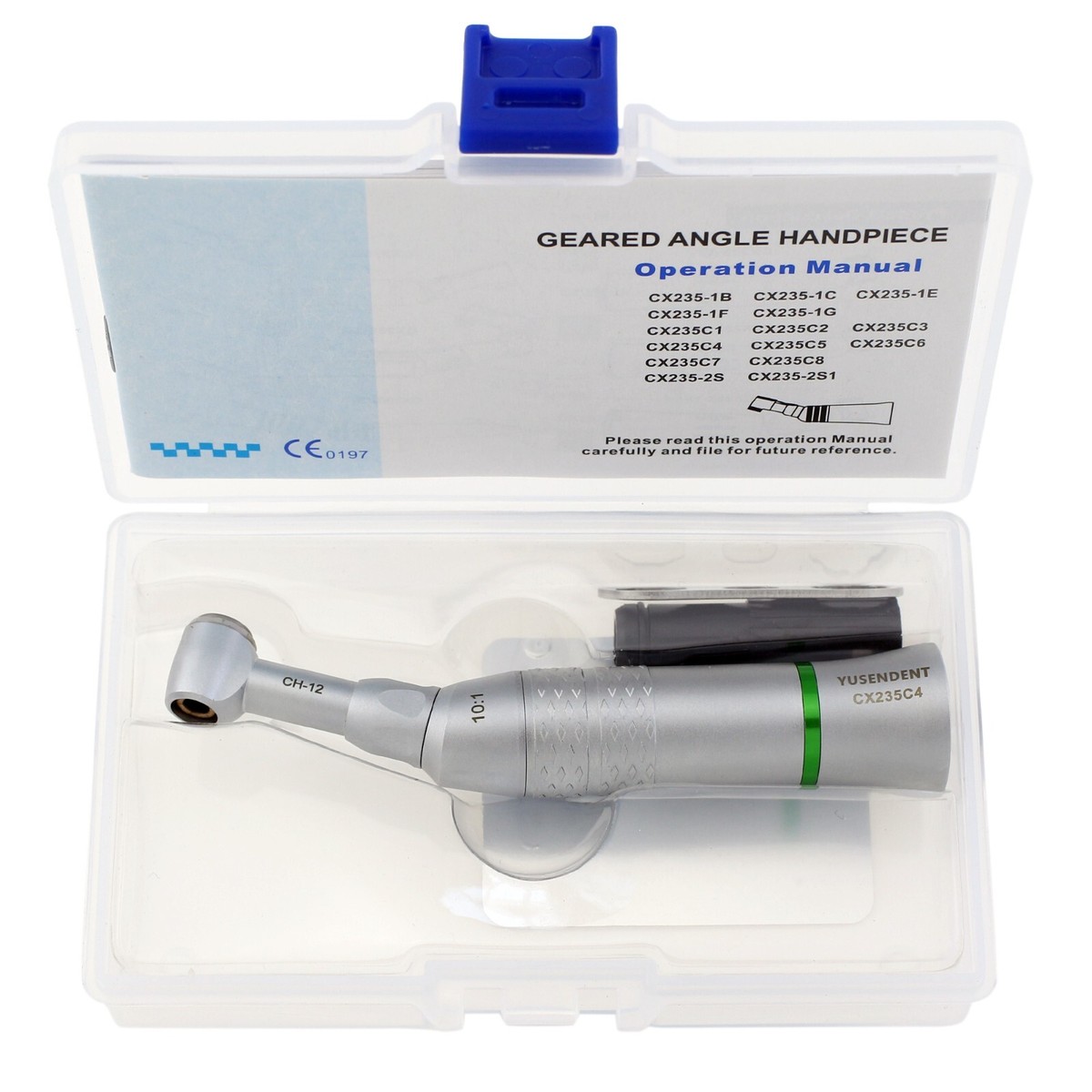 Pièce à Main Endodontique COXO – Contre-angle 10:1, 90°, Pneumatique, Compatible NSK/M4