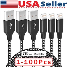 Fast Charger Cable Heavy Duty For iPhone 13 12 11 X XR 8 Charging Cord Wholesale